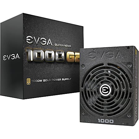 EVGA Supernova 1000 G2 1000W Power Supply - Internal - 110 V AC, 220 V AC Input - 1000 W - 1 +12V Rails - 1 Fan(s) - ATI CrossFire Supported - NVIDIA SLI Supported - 90% Efficiency