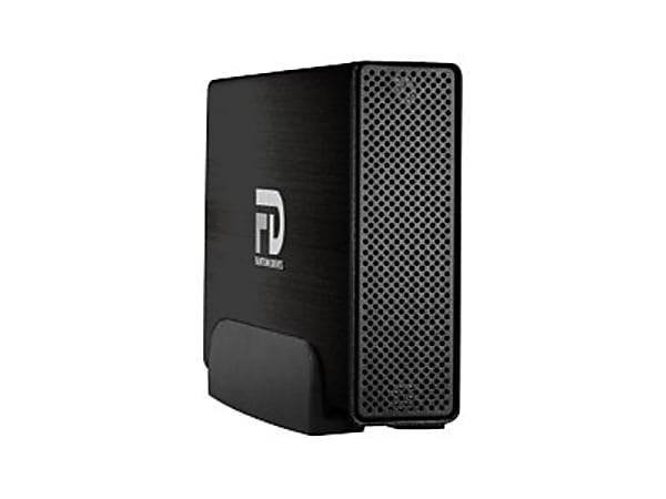 Fantom Drives 1TB External Hard Drive, Aluminum Case, Black