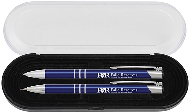 Custom Promotional Composition Pen & Pencil, Medium Point