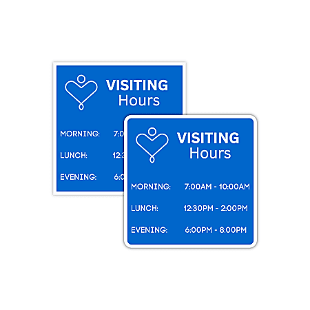 Custom Create Your Own Engraved Plastic Wall Sign & Name Plate, Square Or Round Corner, 6" x 6"