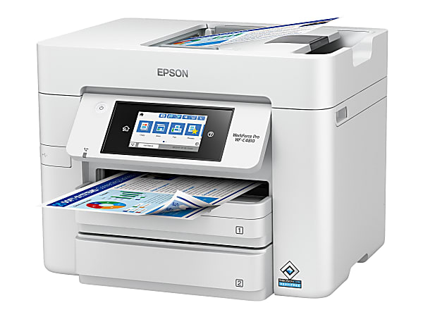 Epson WorkForce Pro WF C4810 All In One Color Inkjet Printer
