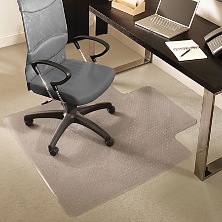 ES Robbins Natural Origins Carpet Chair Mat with Lip, 36 x 48