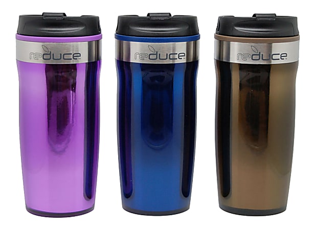 Reduce Dash Insulated Tumbler, 16 Oz, Assorted Colors