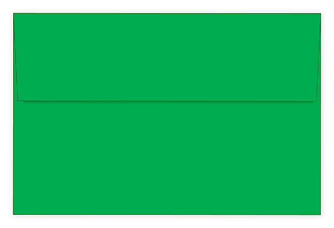 Great Papers!® Holiday Envelopes, A9, Gummed Seal, Bright Green, A9, Pack Of 25