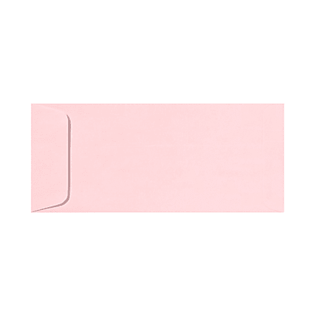 LUX Open-End Envelopes, #10, Peel & Press Closure, Candy Pink, Pack Of 50