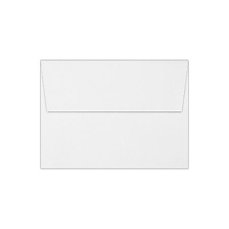 LUX Invitation Envelopes, A7, Peel & Stick Closure, White, Pack Of 1,000