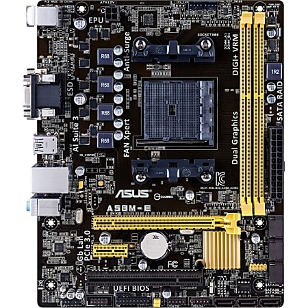 Asus A58M-E Desktop Motherboard - AMD A58 Chipset - Socket FM2+