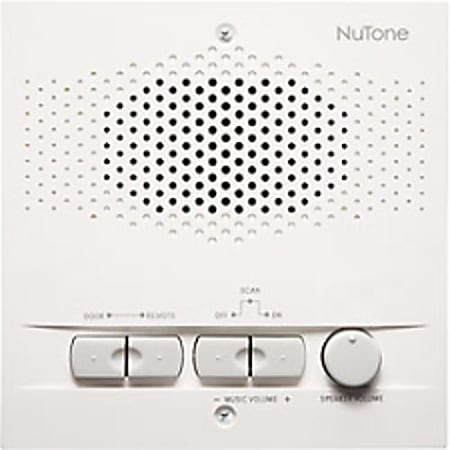 NuTone NRS103WH Intercom Sub Station
