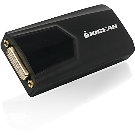 IOGEAR USB 3.0 to DVI/HDMI/VGA External Video Card - 1 Pack - 1 x DVI, DVI - 2048 x 1152 Supported