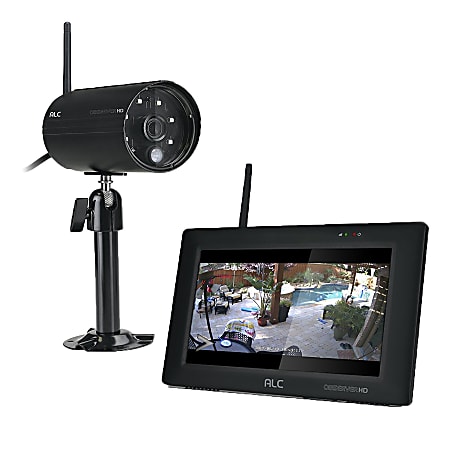 ALC 4-Channel Surveillance System With 1 Full HD Camera And 7" Touch-Screen Monitor, AWS337