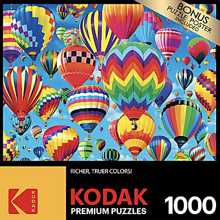 Cra Z Art Kodak 1000 Piece Jigsaw Puzzle Hot Air Balloons 20