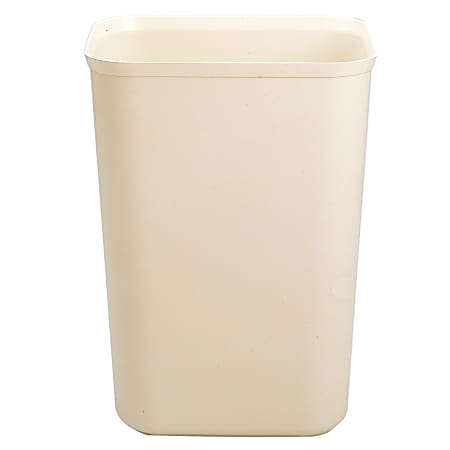 Rubbermaid® Fire-Resistant Wastebasket, 7 Gallons, Beige