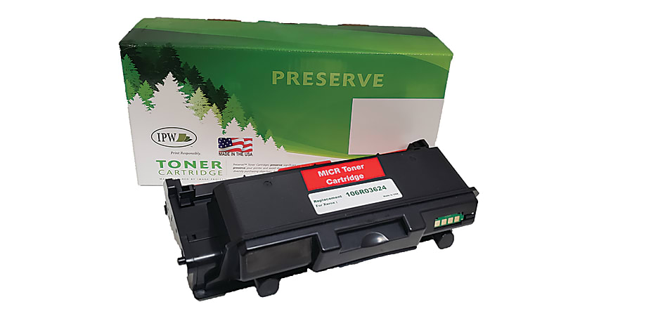 IPW Preserve Remanufactured Black-Extra-High Yield Toner Cartridge Replacement For Xerox® 106R03624, 745-624-ODP
