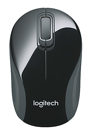 Logitech M187 Mini Wireless Optical Mouse Black 910 002726 - Office Depot