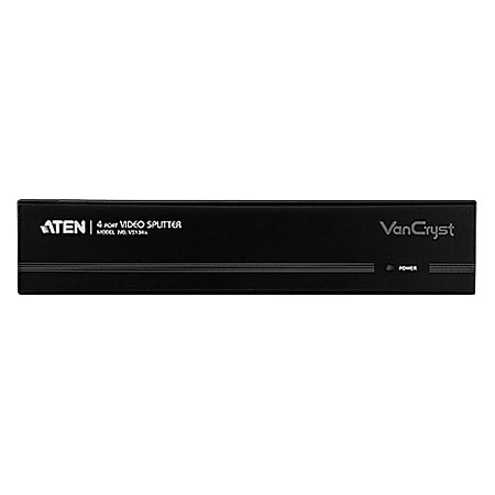 ATEN VanCryst VS134A VGA Splitter-TAA Compliant - 2048 x 1536 - QXGA - 1 x 44 x VGA Out