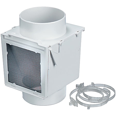 Deflecto® Dryer Heat Diverter, White, EX12
