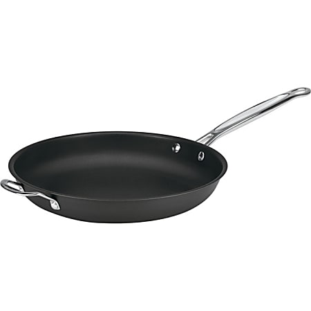 Cuisinart 14" Open Skillet w/ Helper Handle - 14" Diameter Skillet - Titanium, Stainless Steel Handle - Oven Safe