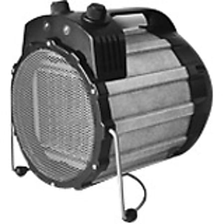 Optimus 1500 Watts Electric Heater, 2 Heat Settings, 8"H x 8"W x 8"D