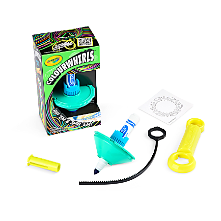 Crayola Colourwhirls Spin Art Toy  - Neon
