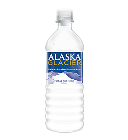Alaska Glacier Water Bottles, 16.9 Fl Oz, Pack Of 24 Bottles