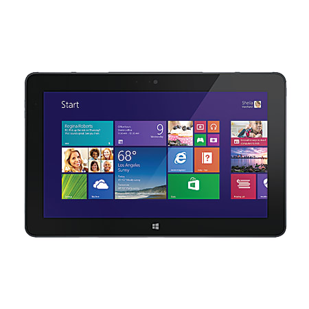 Dell™ Venue Pro 11 Tablet, 10.8" Full HD Screen, 4GB Memory, 128GB Storage, Windows® 8.1, Black