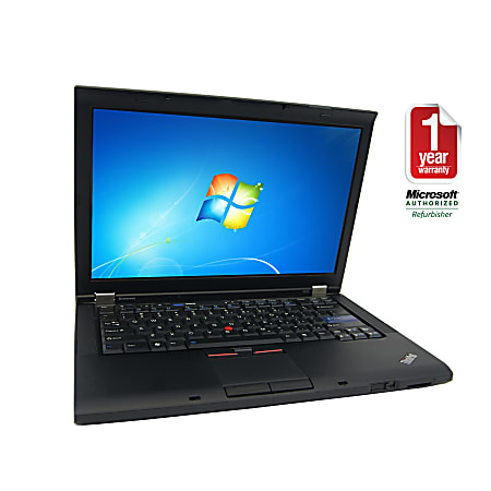 Lenovo® T410 Refurbished Laptop, 14.1" Screen, Intel® Core™ i5, 4GB Memory, 256GB Hard Drive, Windows® 7