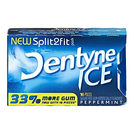 Dentyne® Ice® Peppermint Gum, 0.1 Oz