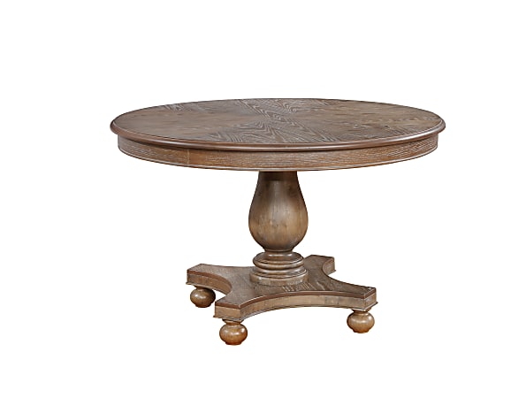 Powell Maurice Dining Table, 30" x 47-3/4", Oak