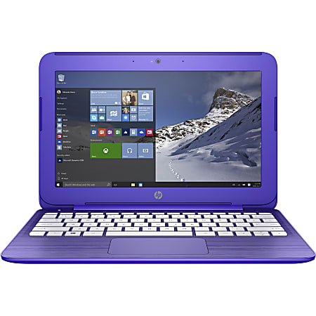 HP Stream 11-r000 11-r020nr 11.6" Notebook - 1366 x 768 - Celeron N3050 - 2 GB RAM - 32 GB Flash Memory - Purple Violet - Windows 10 Home - Intel HD Graphics - Bluetooth
