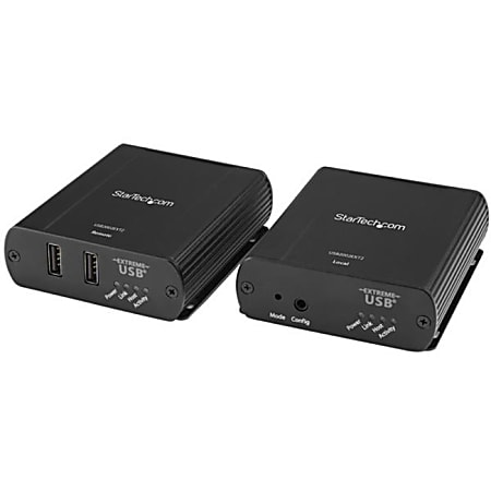 StarTech.com 2 Port USB 2.0 Extender over Cat5 or Cat6 - Up to 330 ft (100m)