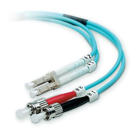 Belkin LCLC500-10M-TAA Fiber Optic Duplex Patch Cable - 32.81 ft Fiber Optic Network Cable - First End: 2 x LC Male Network - Second End: 2 x LC Male Network - Patch Cable - 50/125 µm - Orange