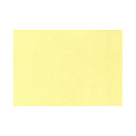 LUX Flat Cards, A9, 5 1/2" x 8 1/2", Lemonade Yellow, Pack Of 50