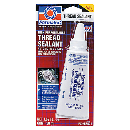 High Performance Thread Sealants, 50 ml Tube, White