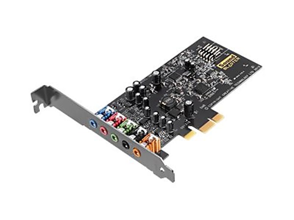 Creative Sound Blaster Audigy Fx - Sound card - 24-bit - 192 kHz - 106 dB SNR - 5.1 - PCIe