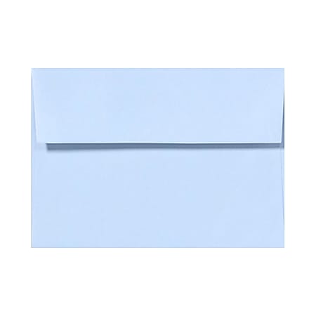 LUX Invitation Envelopes, A7, Peel & Stick Closure, Baby Blue, Pack Of 500