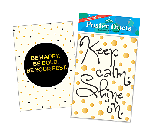 Barker Creek® Poster Duet Set, Shine On, Pack Of 2