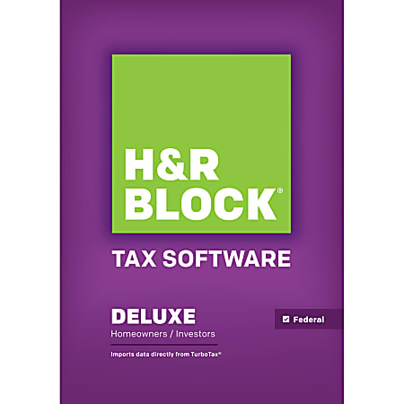 H&R Block 14 Deluxe (Windows), Download Version