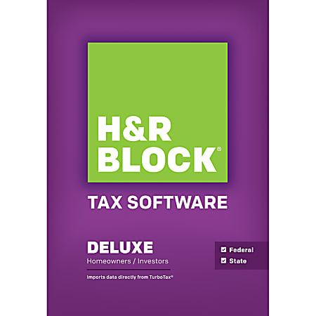 H&R Block 14 Deluxe + State (Windows), Download Version