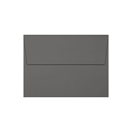 LUX Invitation Envelopes, A7, Peel & Stick Closure, Silver/Smoke, Pack Of 500