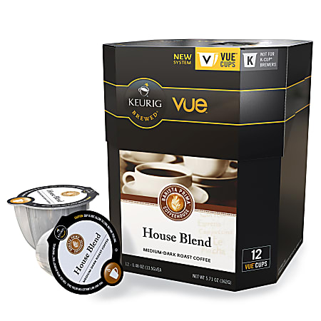 Barista Prima Coffeehouse® House Blend Vue™ Packs, 0.4 Oz., Box Of 12