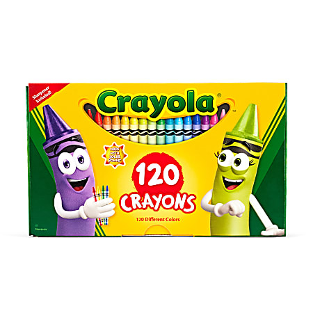 Crayola® Standard Crayons, Assorted Colors, Box Of 120