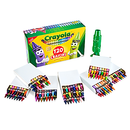 Crayola 120 Crayons - Assorted - 120 / Box