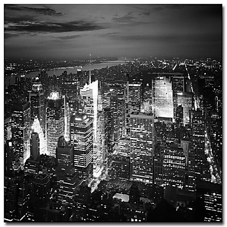 Trademark Global Times Square Gallery-Wrapped Canvas Print By Nina Papiorek, 24"H x 24"W