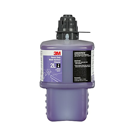 3M™ 2L Heavy-Duty Multi-Surface Cleaner Concentrate, 67.6 Oz Bottle, Case Of 6