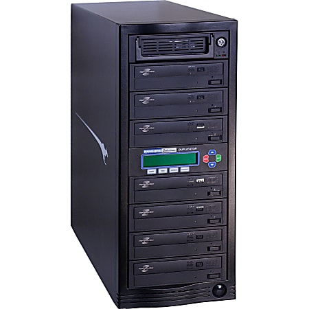 Kanguru 7 Target, 24x DVD Duplicator with Internal Hard Drive - Standalone - DVD-Writer - 24x DVD-R, 24x DVD R, 18x DVD-ROM, 12x DVD R, 12x DVD-R, 52x CD-R, 52x CD-ROM - 22x DVD R/RW, 22x DVD-R/RW - USB, TAA Compliant