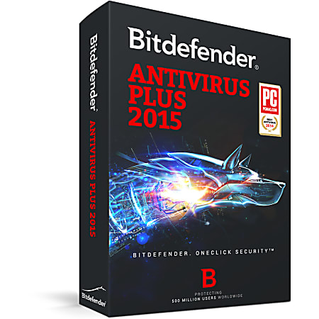 Bitdefender Antivirus Plus 2015 1 User 1 Year, Download Version