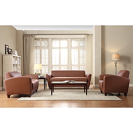 Lorell Quintessence Upholstered Sofa With Lumbar Support