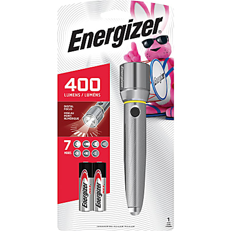 Energizer Vision HD Performance Metal Flashlight with Digital