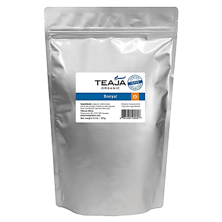 Teaja Organic Loose-Leaf Tea, Booya, 8 Oz Bag