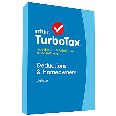 TurboTax Deluxe Fed + State + Efile 2014 (Mac), Download Version